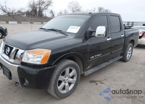 2008 Nissan Titan Le z USA, uszkodzony, nr VIN 1N6BA07C58N332730